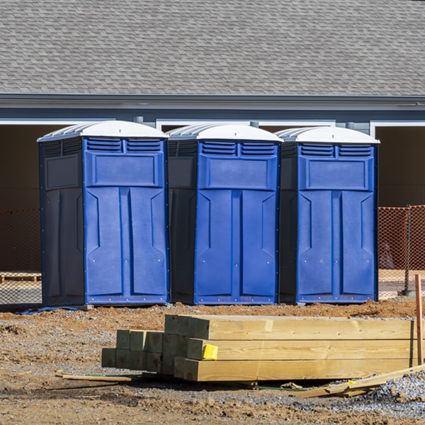 are there different sizes of portable toilets available for rent in Greenville